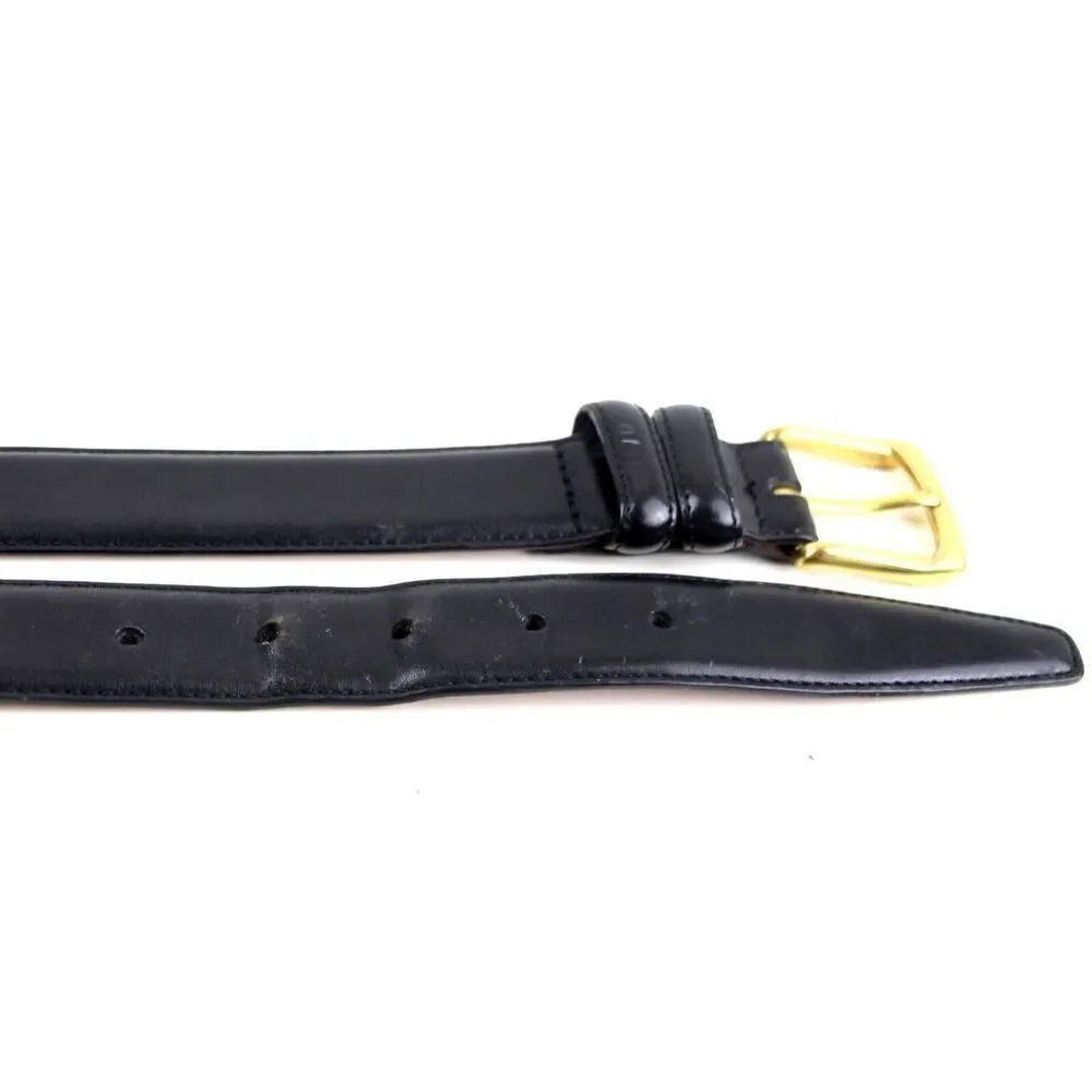 Haggar BLACK GENUINE LEATHER 1 1/8